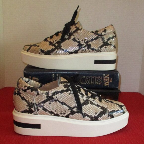 Linea Paolo Kendra Snakeskin Sneakers - Picture 2 of 15